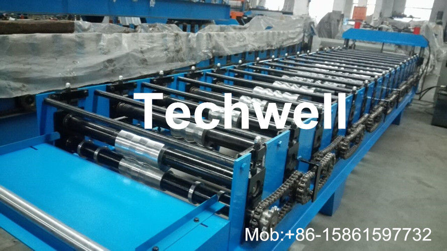 Petit pain galvanisé de tuile de bobine formant la machine pour la tuile de toit en métal, feuille en acier de toiture