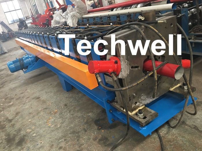 0-15m/Min formant la machine de tuyau de descente de vitesse, petit pain de Rainspout formant la machine avec l'épaisseur 0.4-0.6mm de bobine