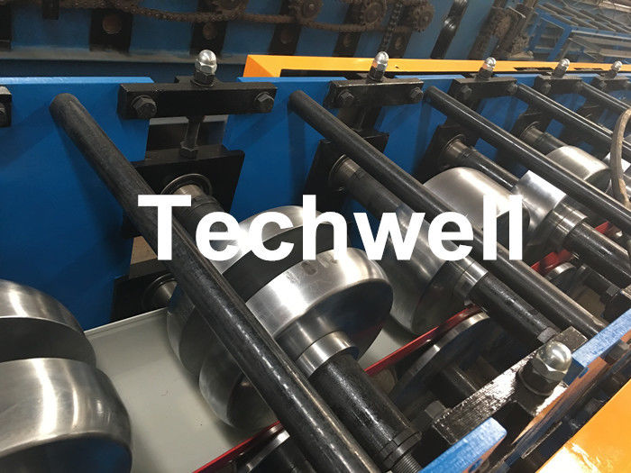 0-15m/Min formant la machine de tuyau de descente de vitesse, petit pain de Rainspout formant la machine avec l'épaisseur 0.4-0.6mm de bobine