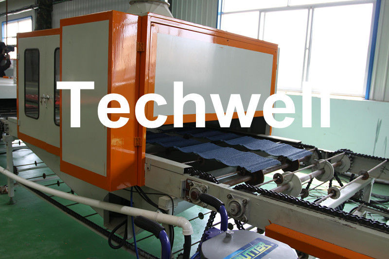 Acier durable de pierre de toit de machine enduite ondulée colorée de tuile pour faire des tuiles de toit