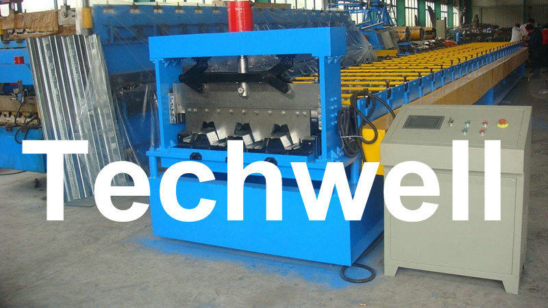 Millimètre de 4KW du système de commande de PLC 0,8 - 1,2 de plancher de petit pain de plate-forme formant la machine