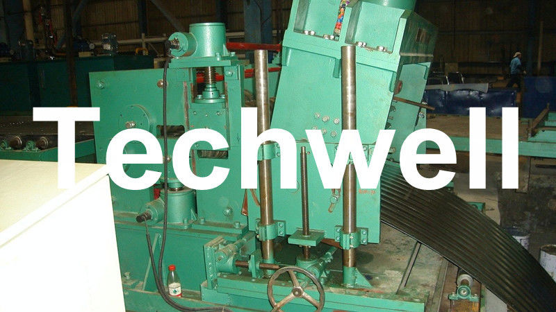 Petit pain ridé par silo en acier formant la machine pour les feuilles ondulées en acier, feuille galvanisée