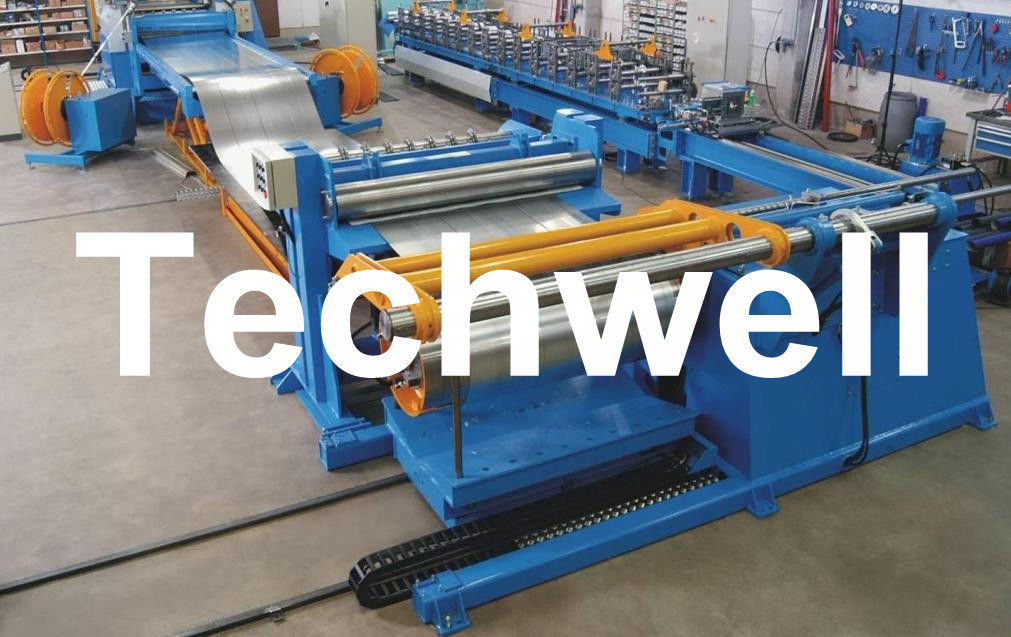 ligne de fente simple de 380V/50Hz/3Ph 30KW pour fendre la bobine dans 12 bandes